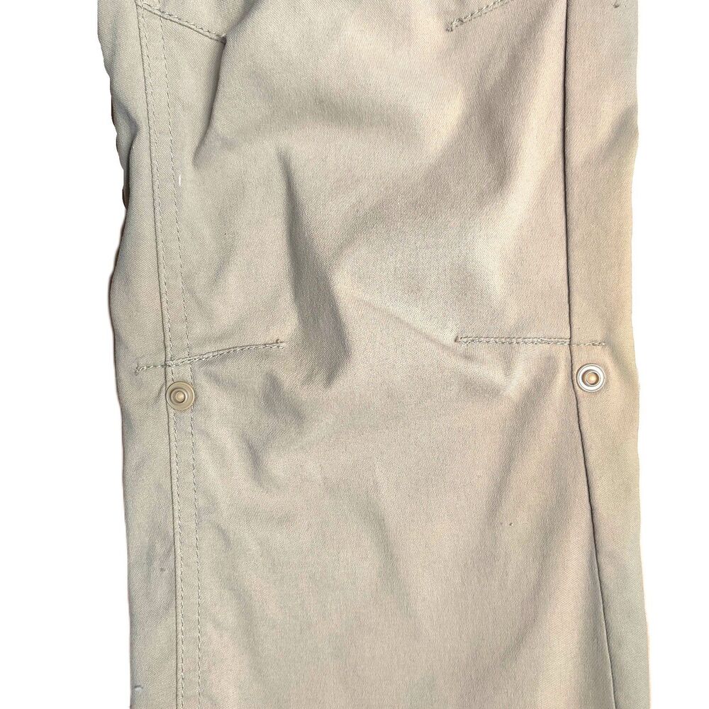 prAna Hiking Pants Size 4 Khaki Nylon Stretch Outdoor Casual Utility - Picture 6 of 10